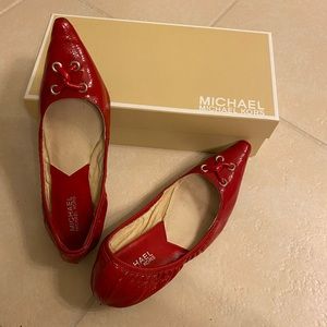 Michael Kors Red Kitten Heels